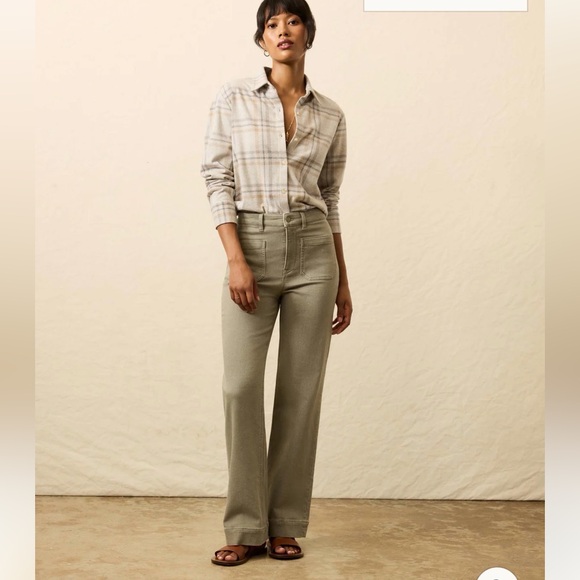 FAHERTY | Classic sweater shirt Sandy Trails Plaid - Picture 3 of 11